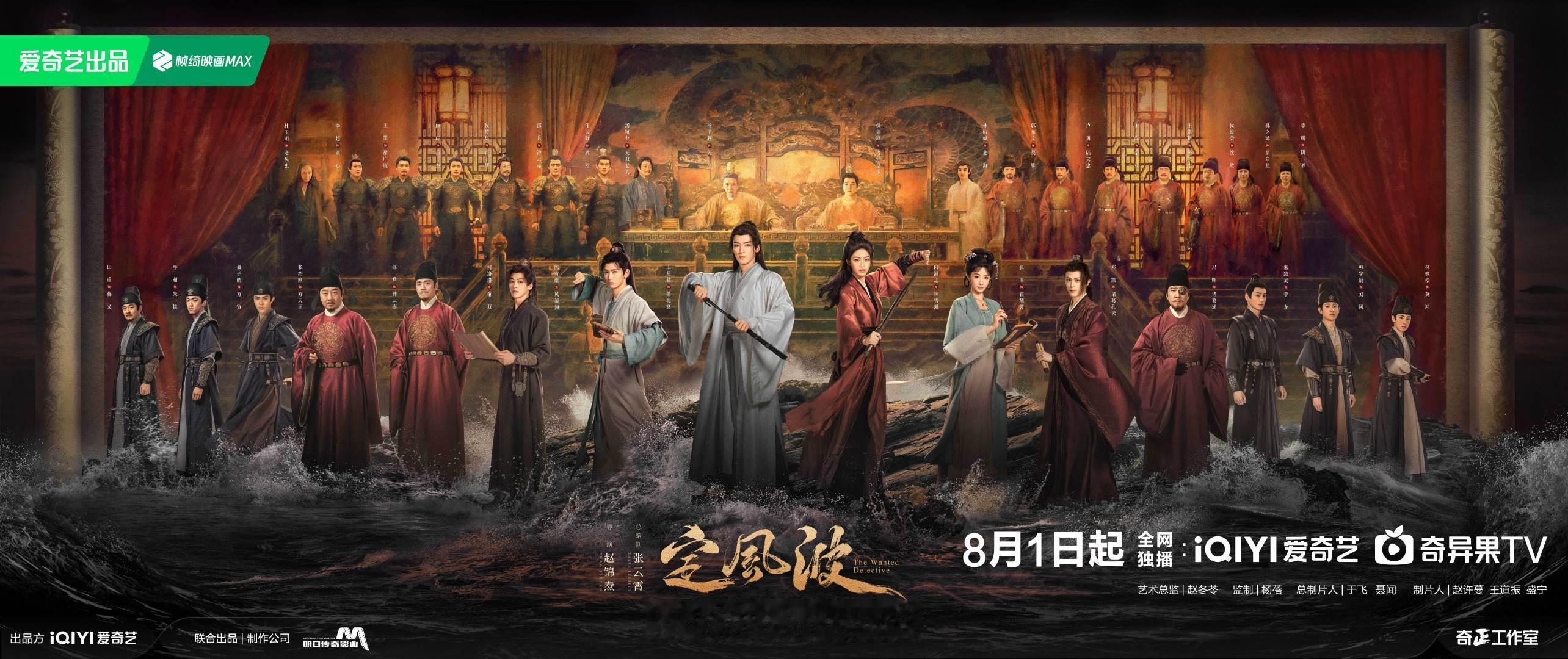 王星越向涵之新剧定风波定档0801播出，不怎么爱看悬疑剧，感觉这部剧顶多平播吧！