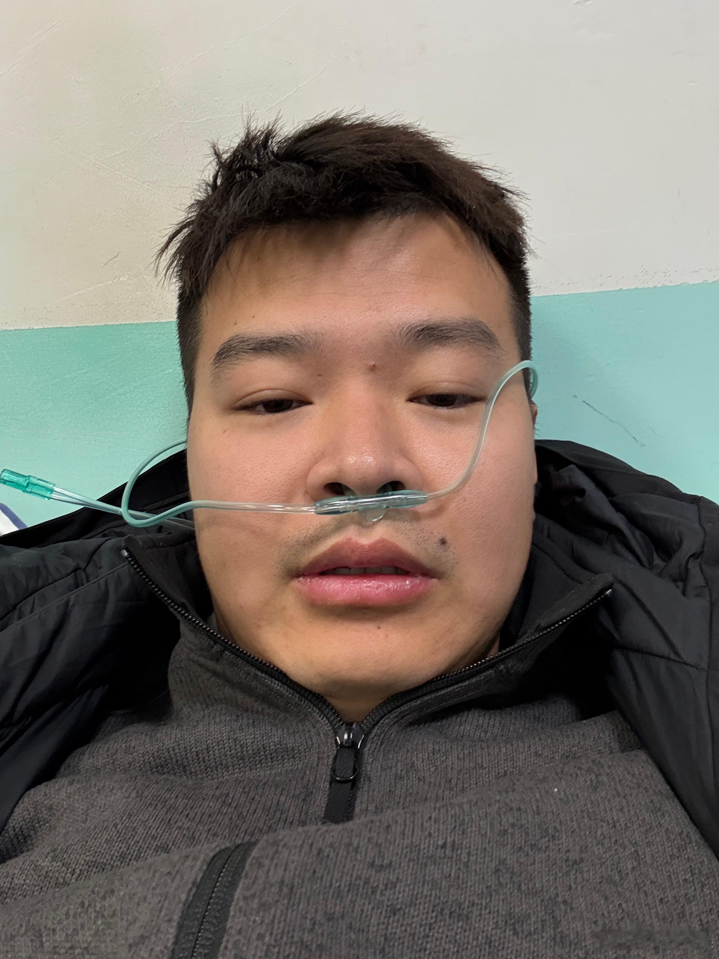 已经输上液了[允悲]  ​​​