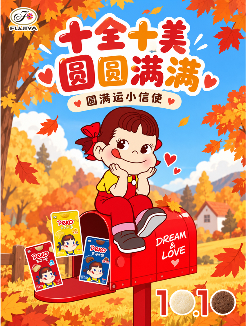 不二加好运  今天是10月10日，十全十美的日子自然要配圆圆满满的小甜运🍀据说