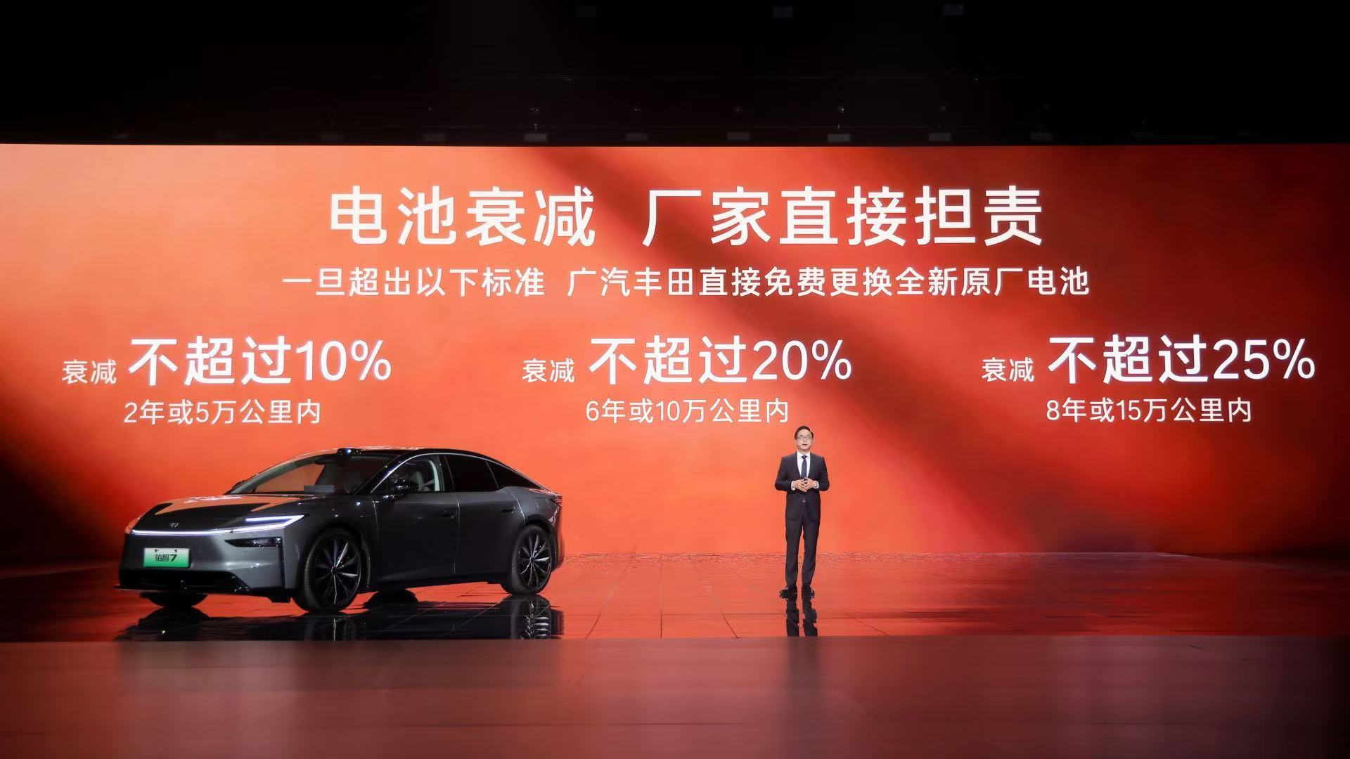 广汽丰田铂智7正式上市！限时补贴权益价14.78万-19.98万，定位大型纯电轿