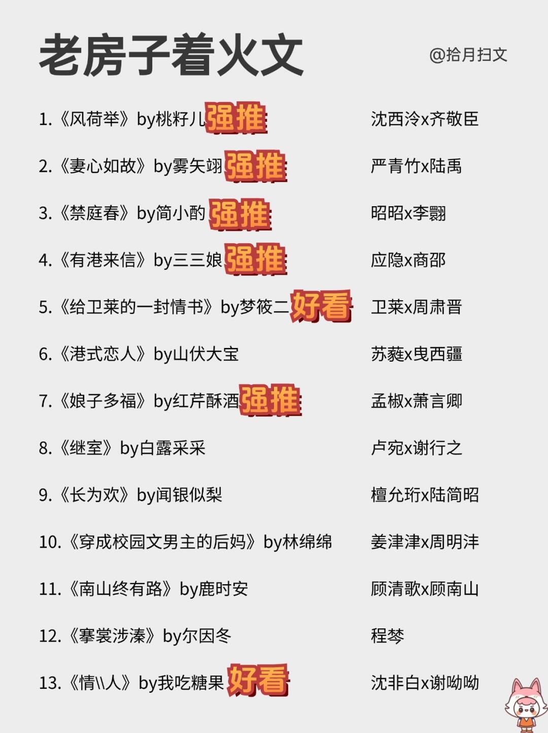 啊啊啊谁懂这些巨好看的老房子着火文！Yyds