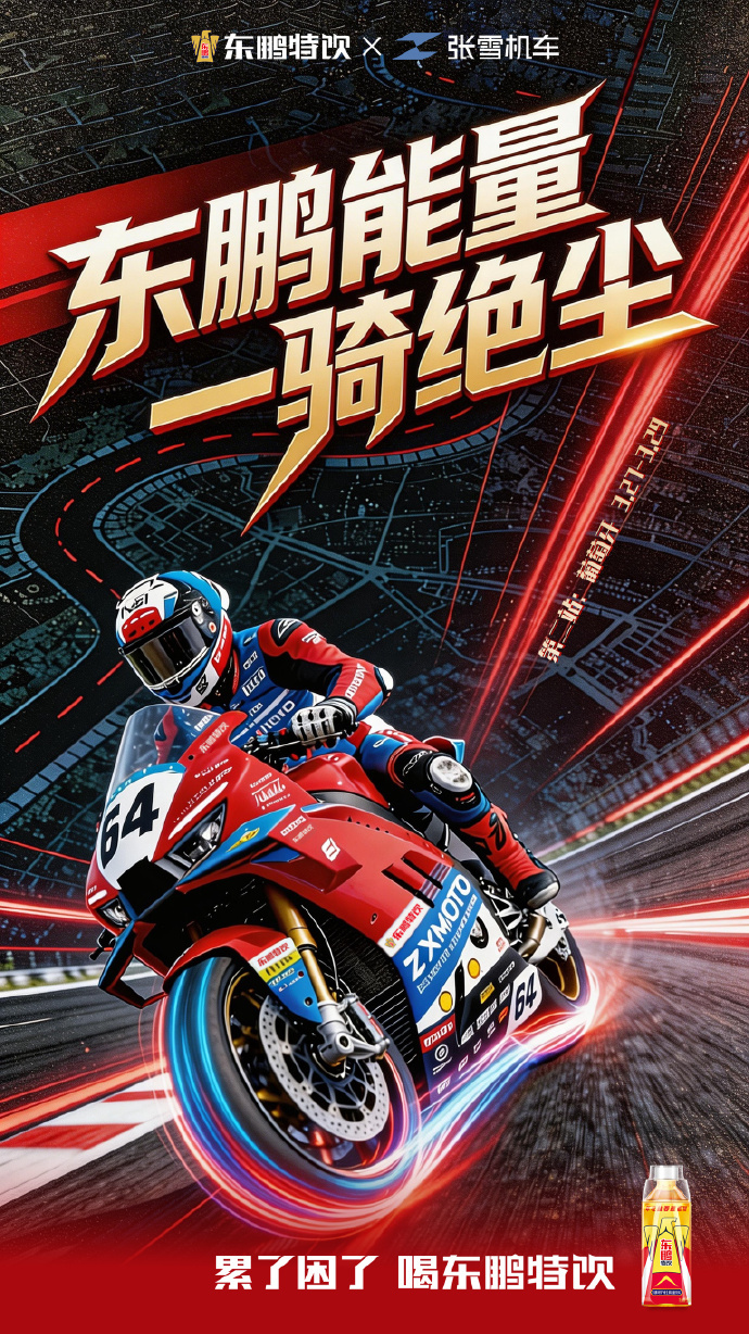 张雪机车夺冠意味着什么 东鹏特饮才真是赢麻了，什么红牛、魔爪都靠边站，现在得让世