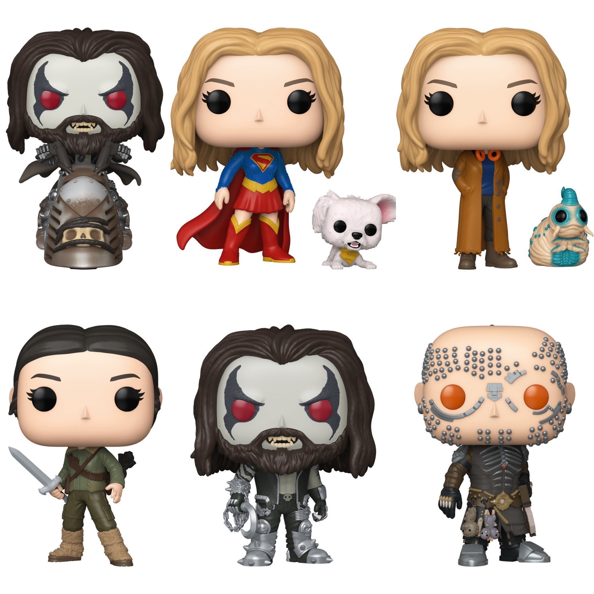 周边 Funko Pop公布DCU电影超级少女 主题新品：电影套装公仔共6款，将