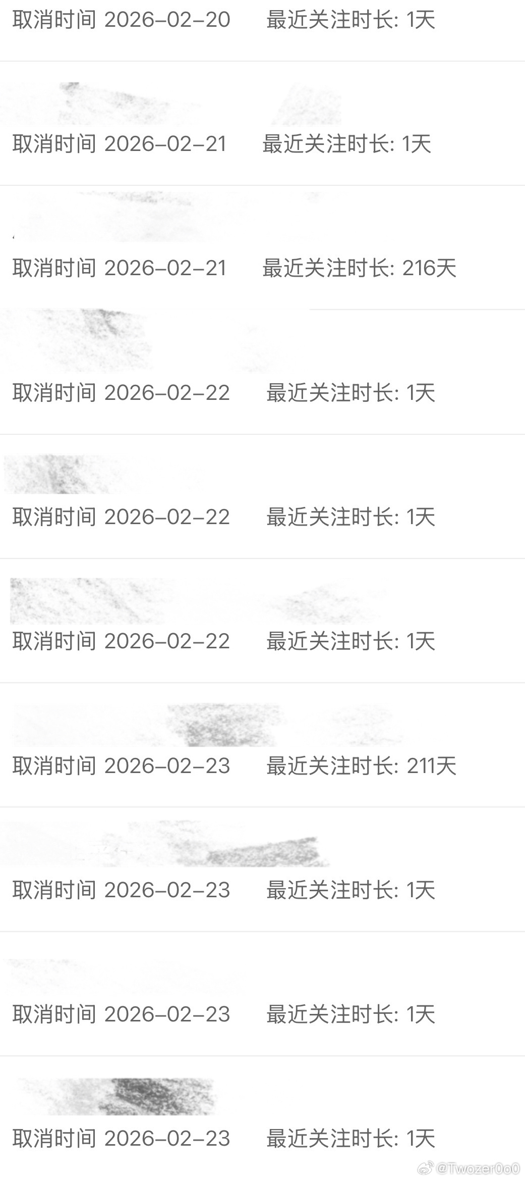 三天以内秒取伤耗‼️‼️我会直接拉黑‼️‼️误点关注的可以 然后我移除我又双取了