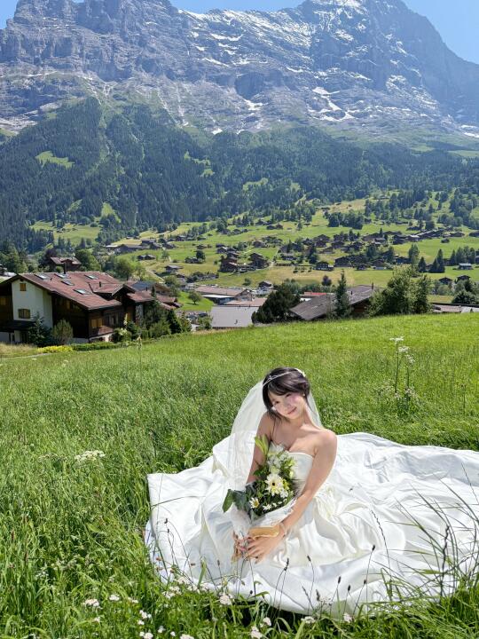 格林德瓦First山出婚纱！！国内带来的！！300