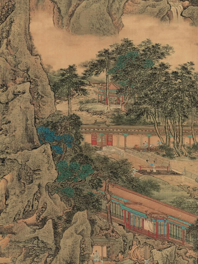 放大看古画，清代第一界画师有多牛​！
