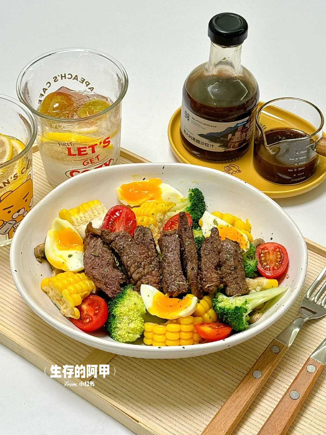 二人食🥗夏日缤纷沙拉餐‼️好看又好吃😋