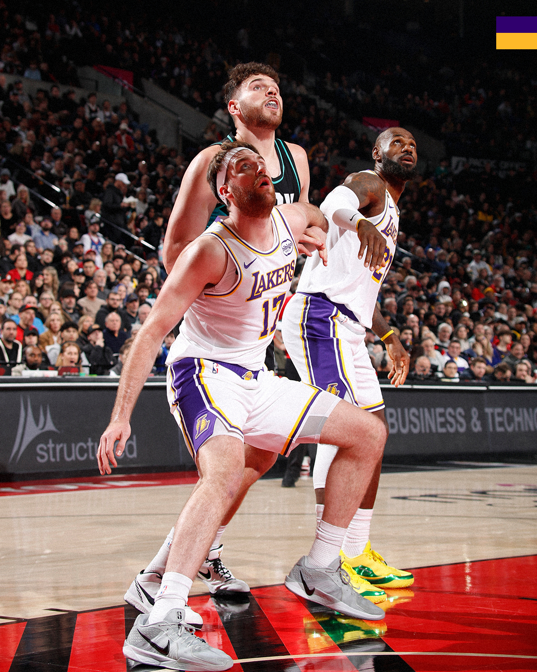 湖人vs开拓者 | 第一节🔚湖人2️⃣7️⃣ - 4️⃣0️⃣开拓者两位中锋发