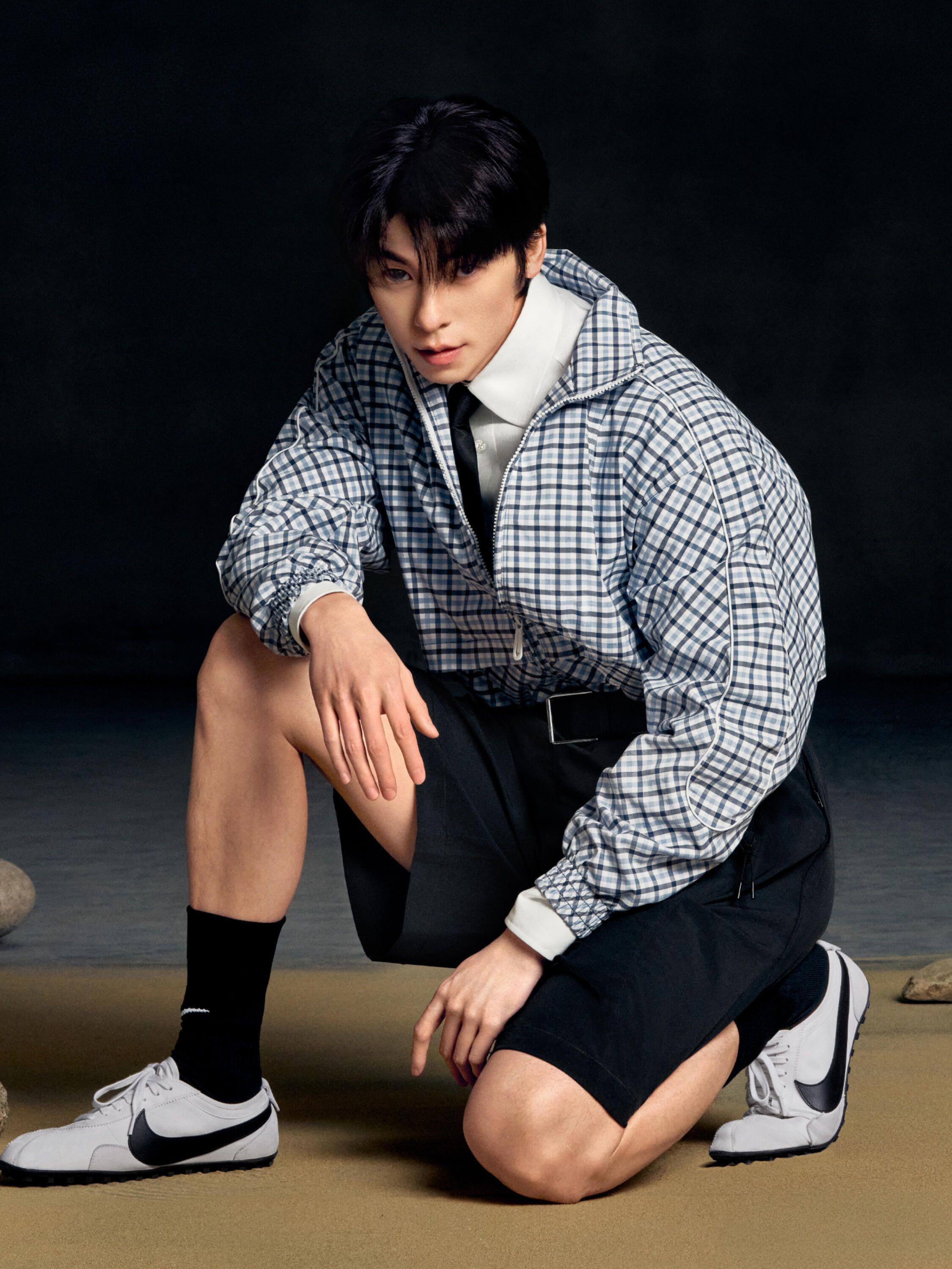 许光汉穿什么都好看NIKE你很会拍 