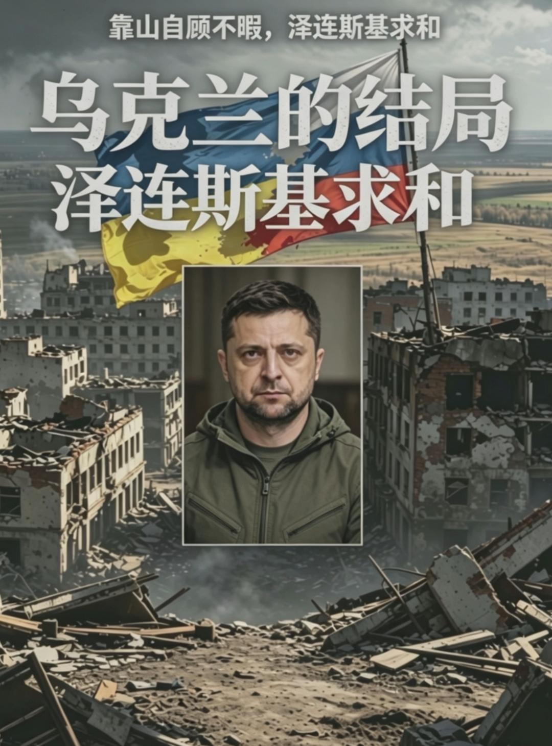 泽连斯基放下身段，致信普京求和，当美国重心转向伊朗，被盟友慢慢搁置的乌克兰，终于