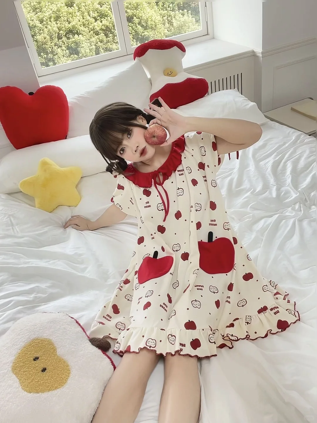 live图｜我宣布苹狗睡衣就是坠萌滴🍎
