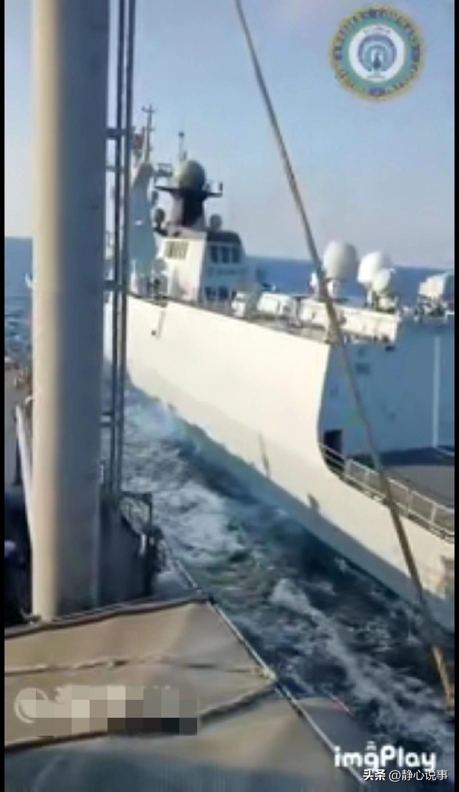 中国海军处置菲律宾侵权船只事件
 
菲律宾公布相关画面，中国海军054A型导弹护