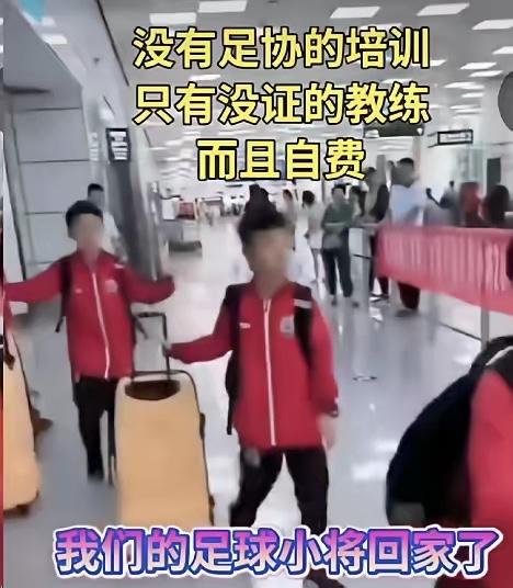小英雄们回家了，接机处没有，蜂涌而来的记者，没有表态的足球官方代表，没有疯狂的球