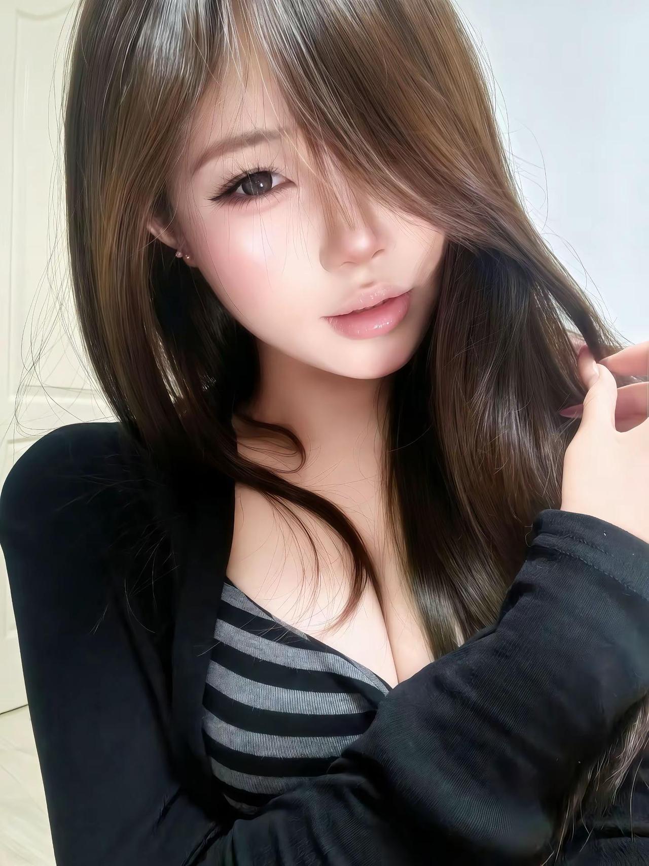 离开我 心会更痛~条纹内搭 感觉