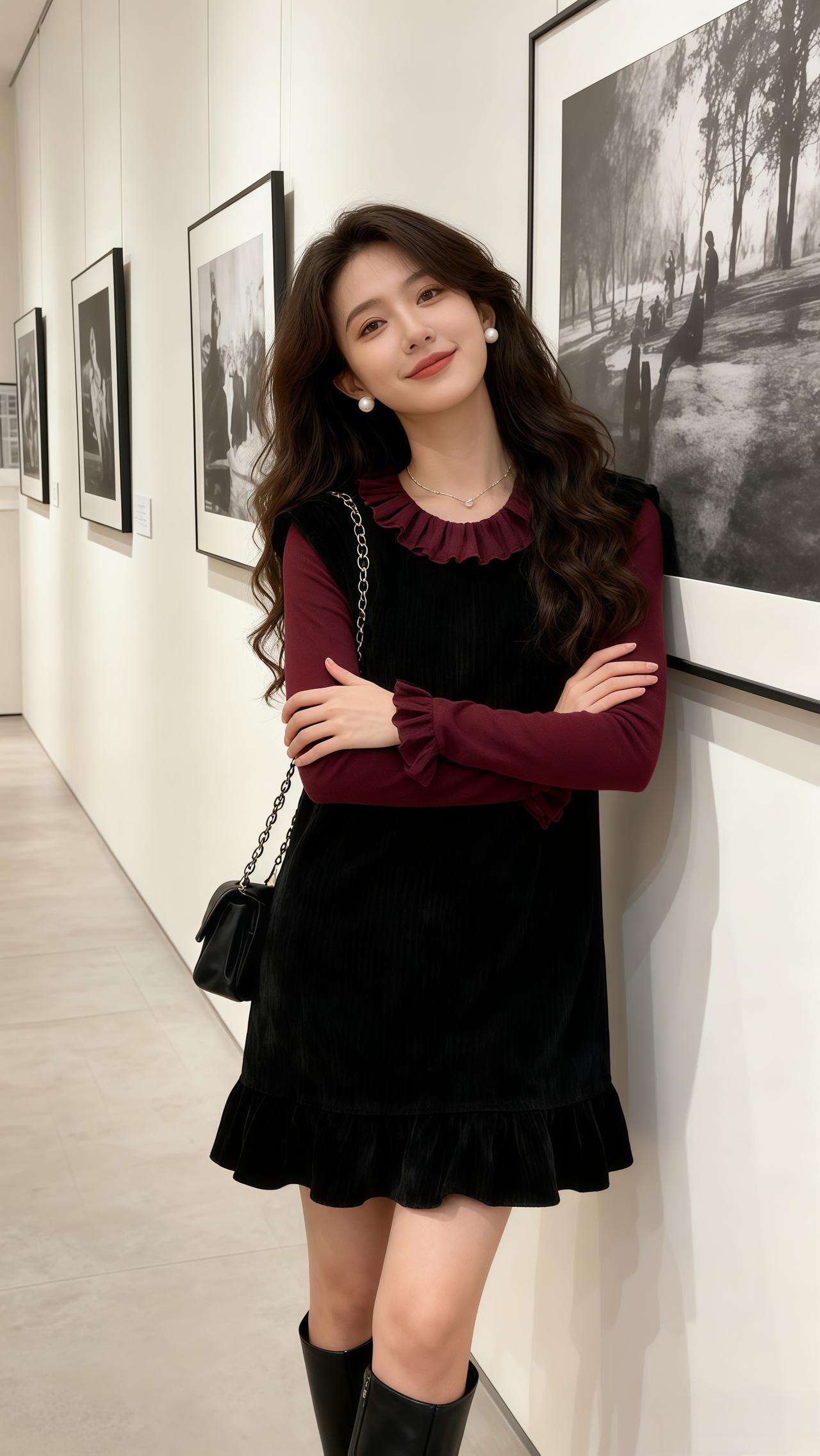 新衣服 连衣裙分享 穿搭 这也太好看了 高级感