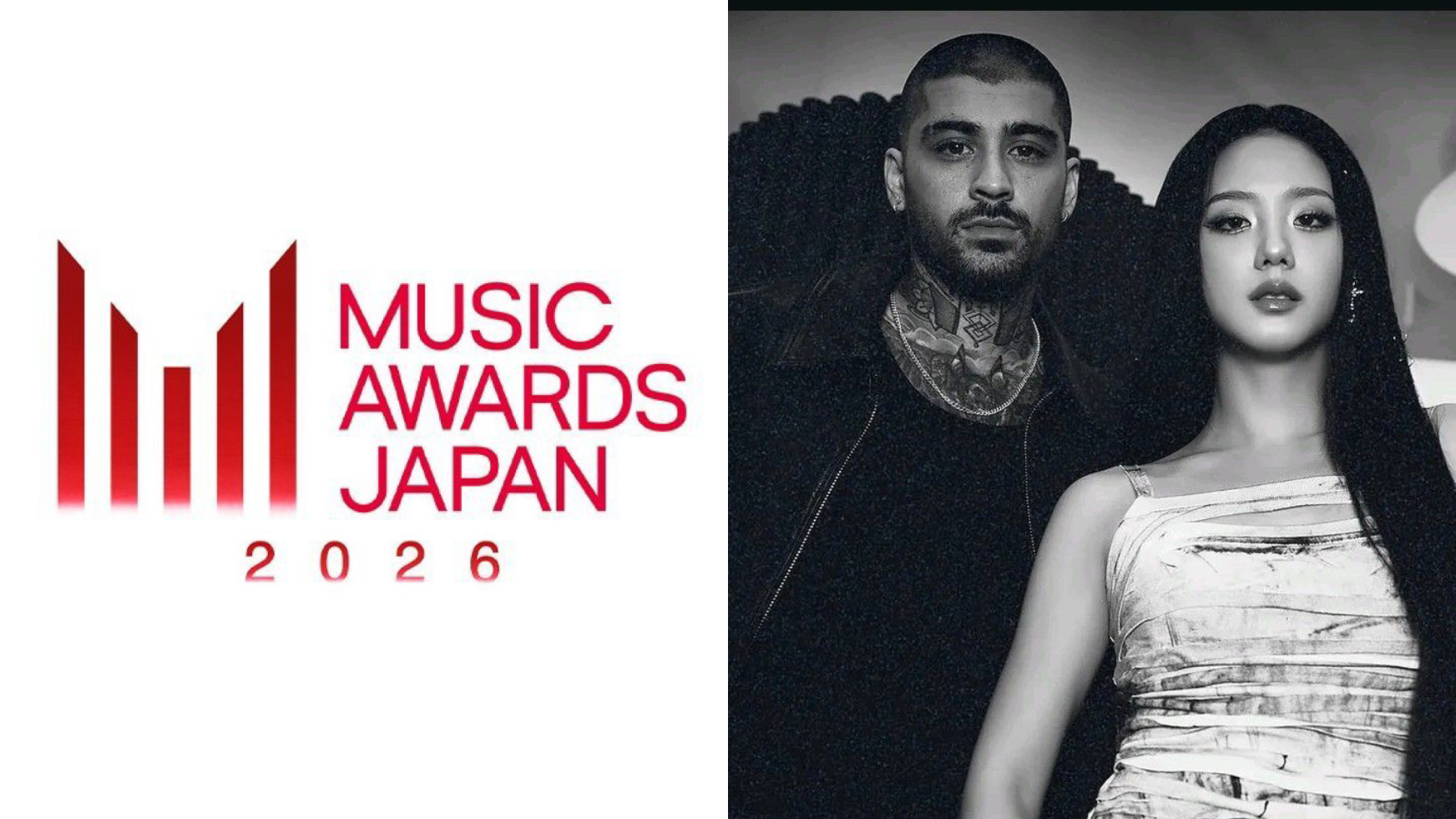 JISOO & ZAYN的《Eyes Closed》入围 2026 年日本音乐大