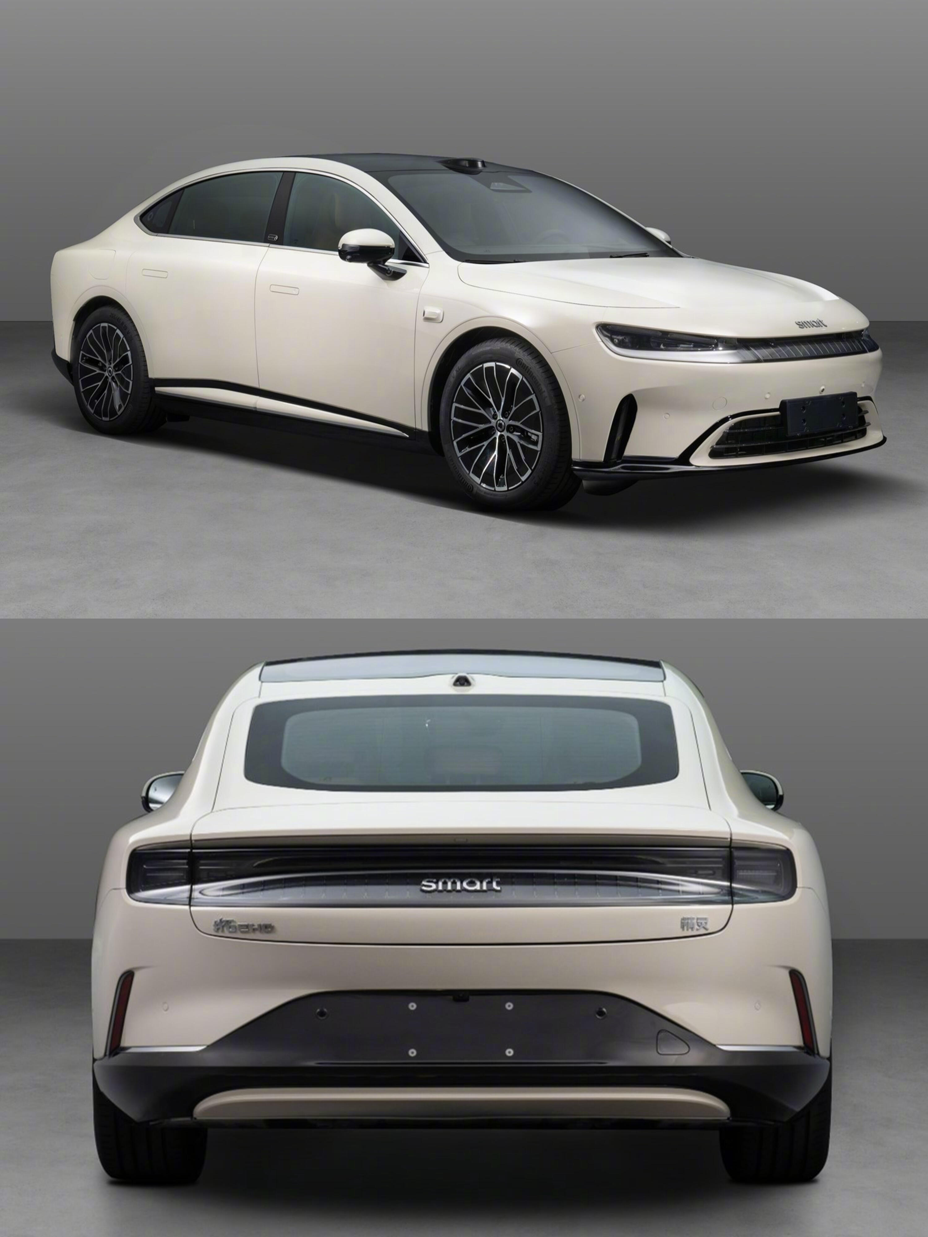 smart你让我感到陌生！谁曾想smart竟然出三厢车了，定名精灵6 EHD，插