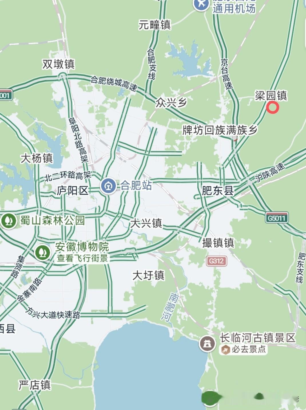 合肥市肥东县梁园镇简史。
梁园是肥东县的一个镇，古称慎城、梁县。
南朝宋永初三年