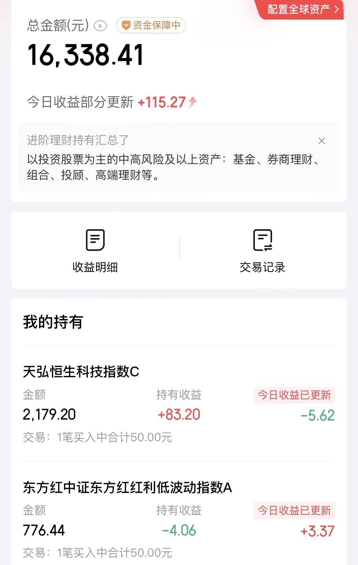 自从买基金以来，每天晚上睡前都要做的一件事，就是查看一下当天的收益情况！

今天