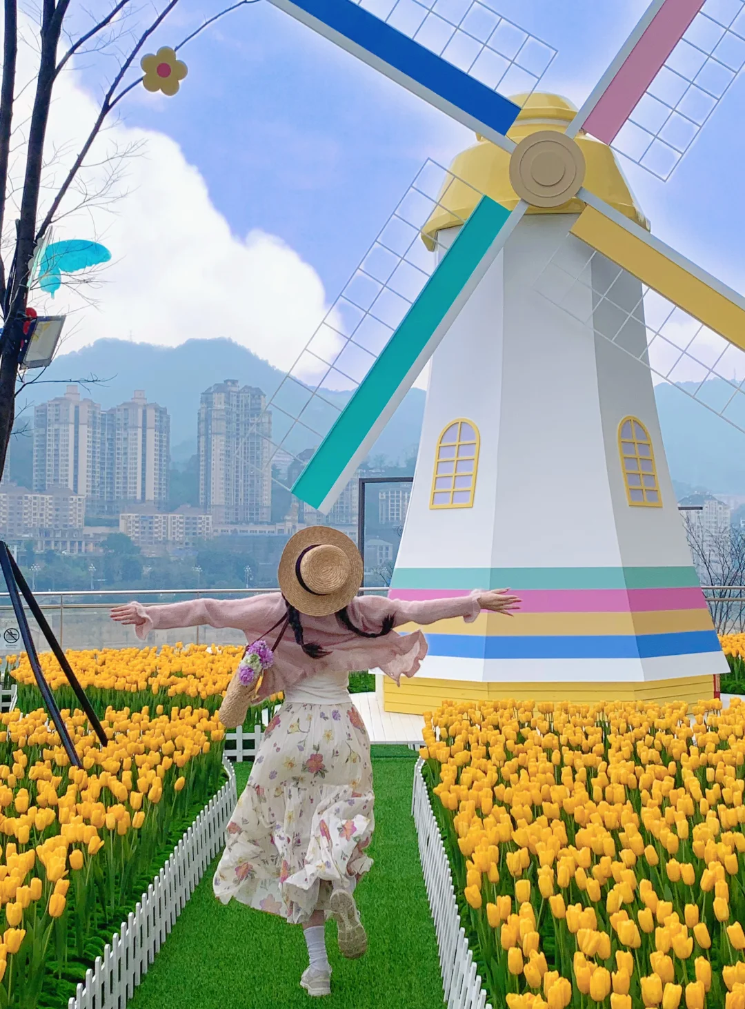 奔向春天！🌷郁金香生命力拍照姿势
