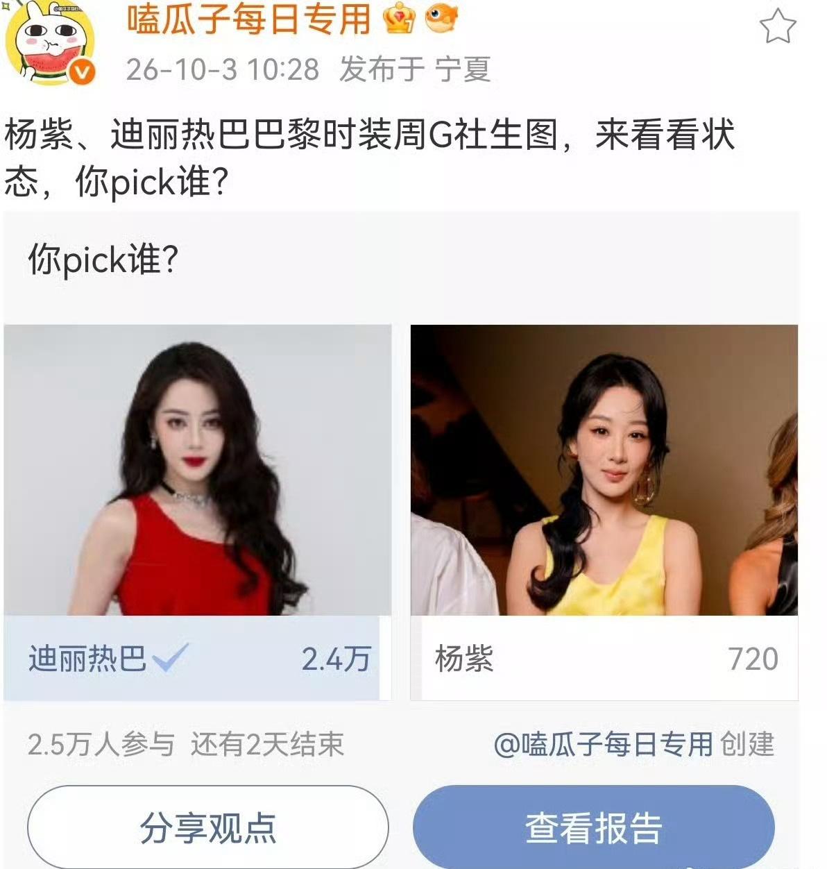 迪丽热巴路人粉是真多，这种橙v博主估计都是路人看到顺手投的[泪奔][泪奔] ​​