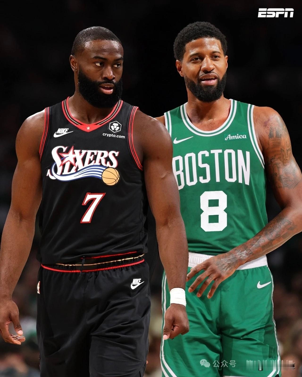 NBA交易之王，76人用保罗乔治换来了杰伦布朗+詹姆斯！

詹姆斯之所以加盟76