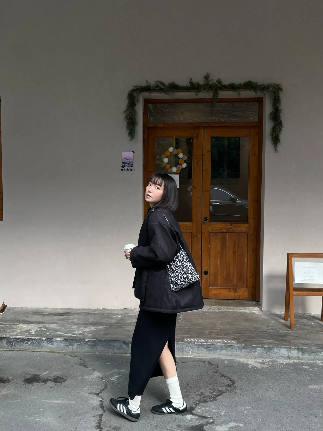 我的九套黑白穿搭