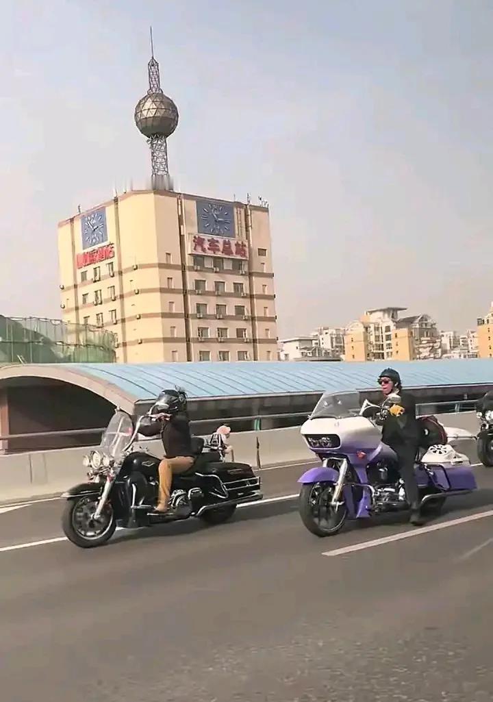青岛摩托车队骑车来济南炸街，结果误上高架桥，被济南交警铁骑“请”下去了。


看