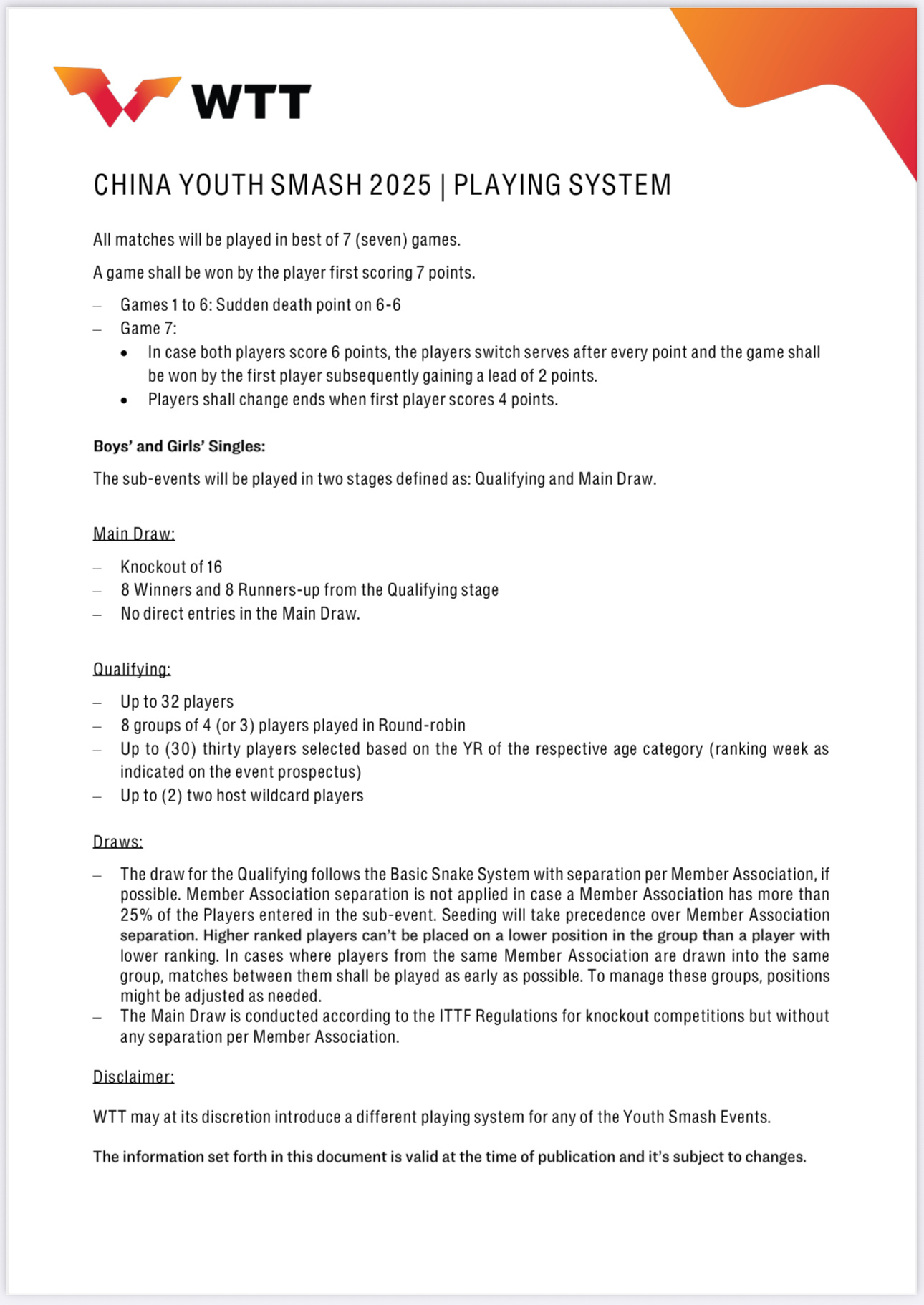 千呼万唤始出来的中青满赛制憋这么久以为有什么新鲜结果还是抢7[笑cry]wtt中