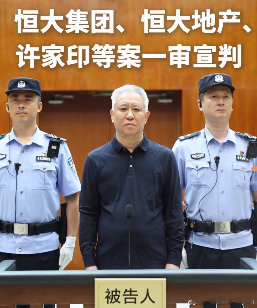 许家印一审被判无期面对这起判决，我们看到的不仅是法律的重拳，更是对无数普通家庭的