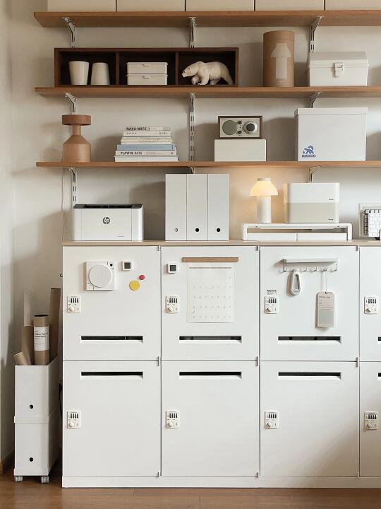 书房、厨房、餐边柜的一些收纳😘～