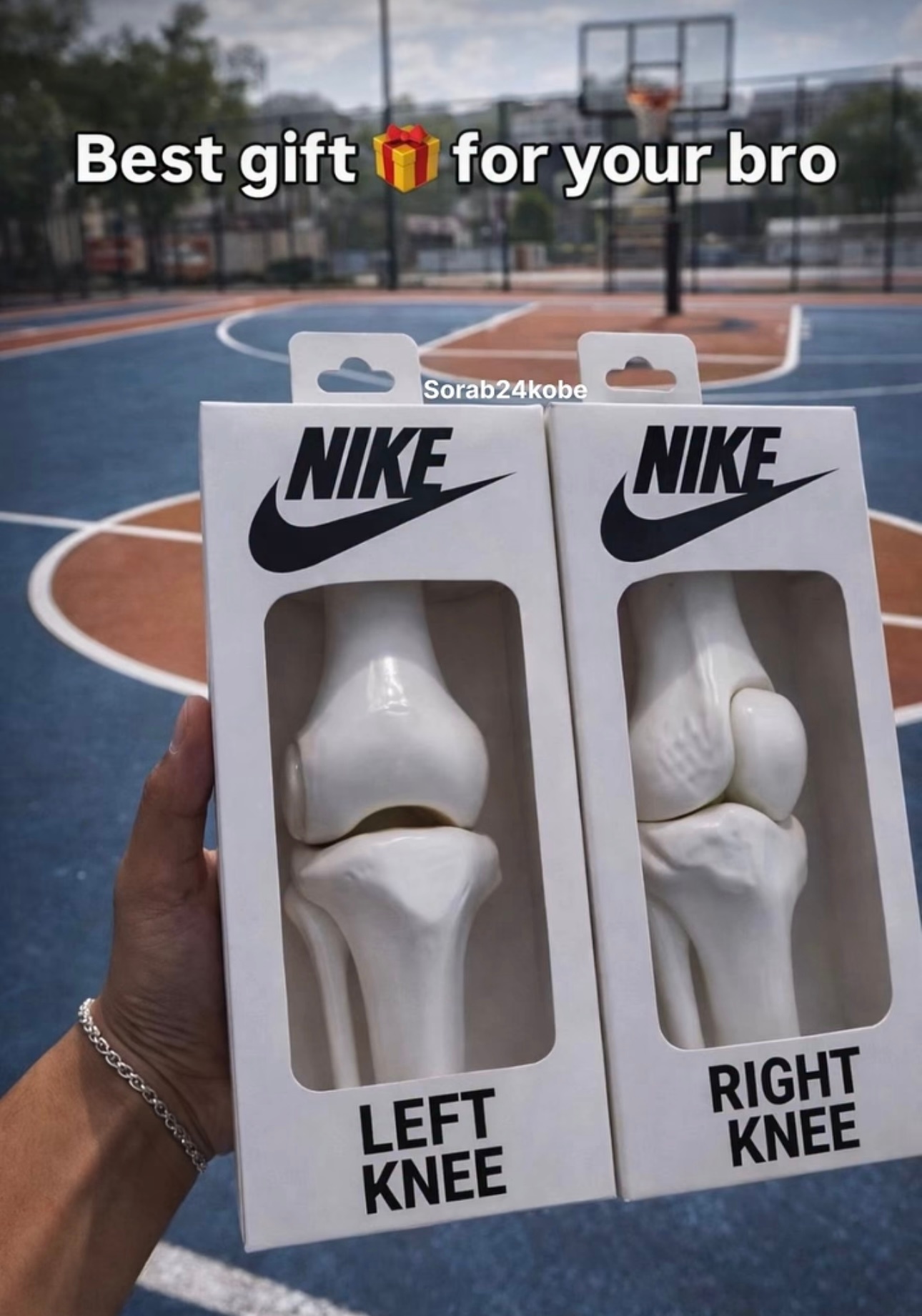 篮天下 Nike膝盖，这是个好东西啊…Image via sorab24kobe