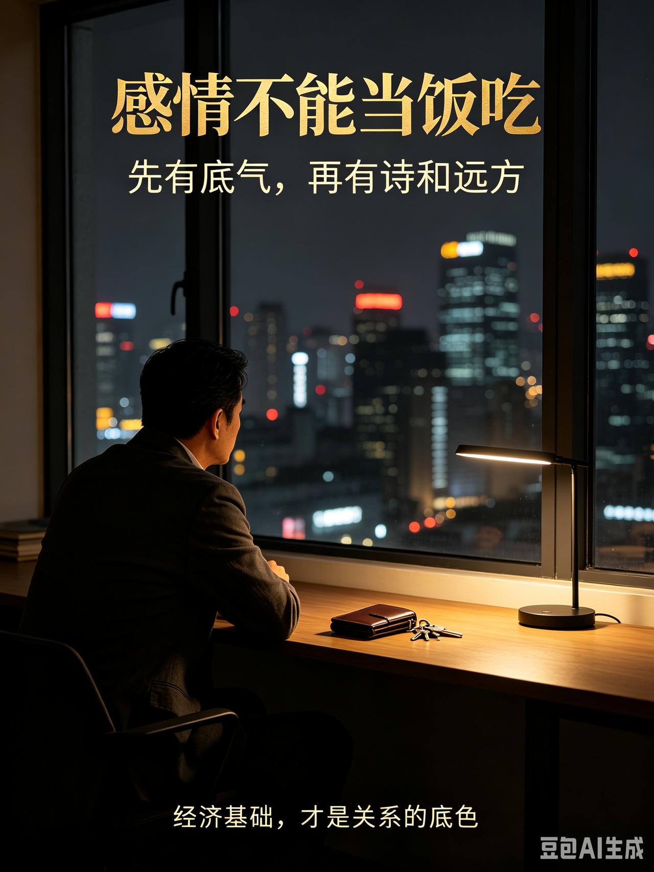 痴情的男人该醒醒：感情不能当饭吃，成年人要读懂现实人性
 
不少男人重情重义，把