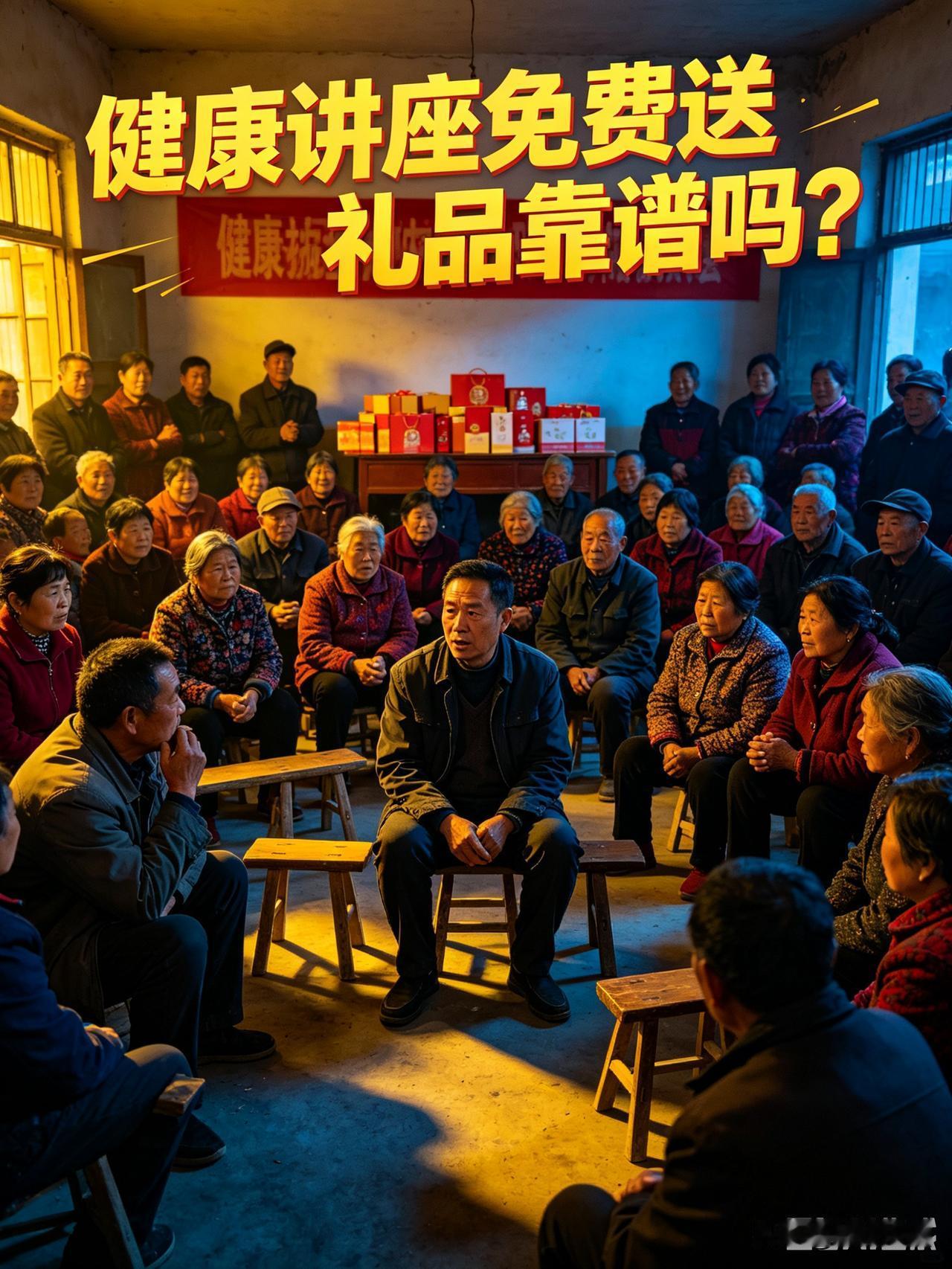 最近十来天，公公每天早上五点多就赶去街上，一家新开的门店听健康讲座，领礼品。我们