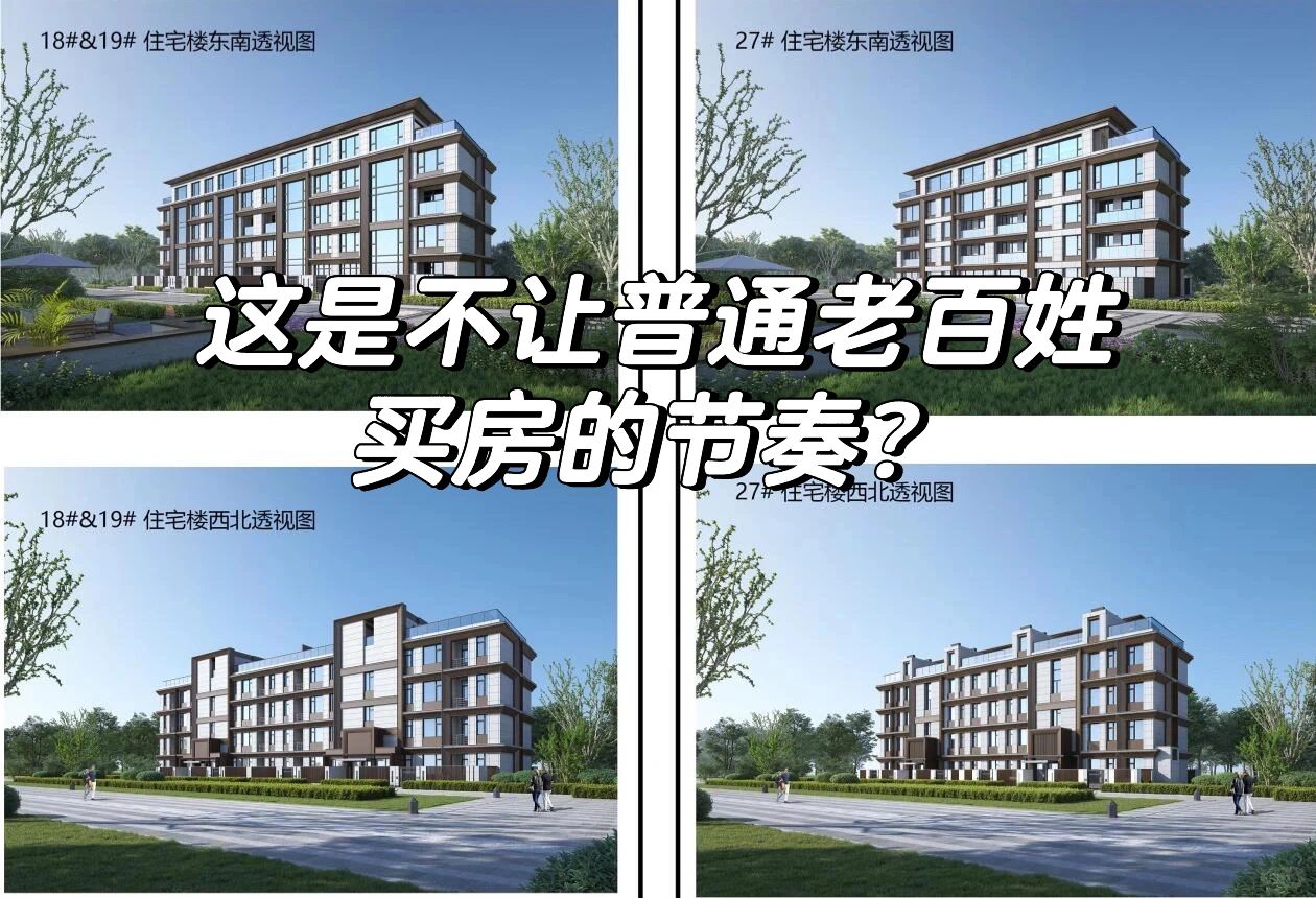 这是不让普通老百姓买房的节奏？🤼‍♂️