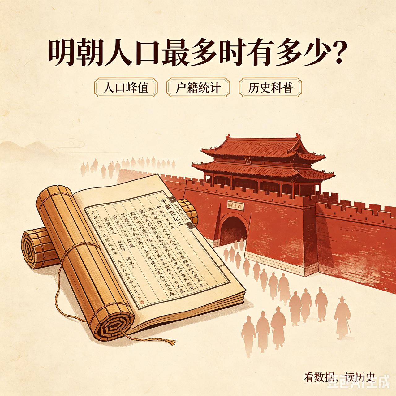 明朝的人口最多的时候是多少?

 
明朝的人口最多的时候是多少？
 
明朝人口在