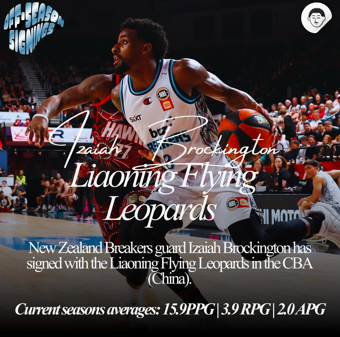 布罗金顿的经纪人在接受采访时明确布罗金顿将加盟辽宁队但是！下个赛季他还是会回到N