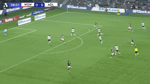 03月20日讯 25/26赛季澳超联赛第22轮，阿德莱德联4-2战胜西悉尼流浪者