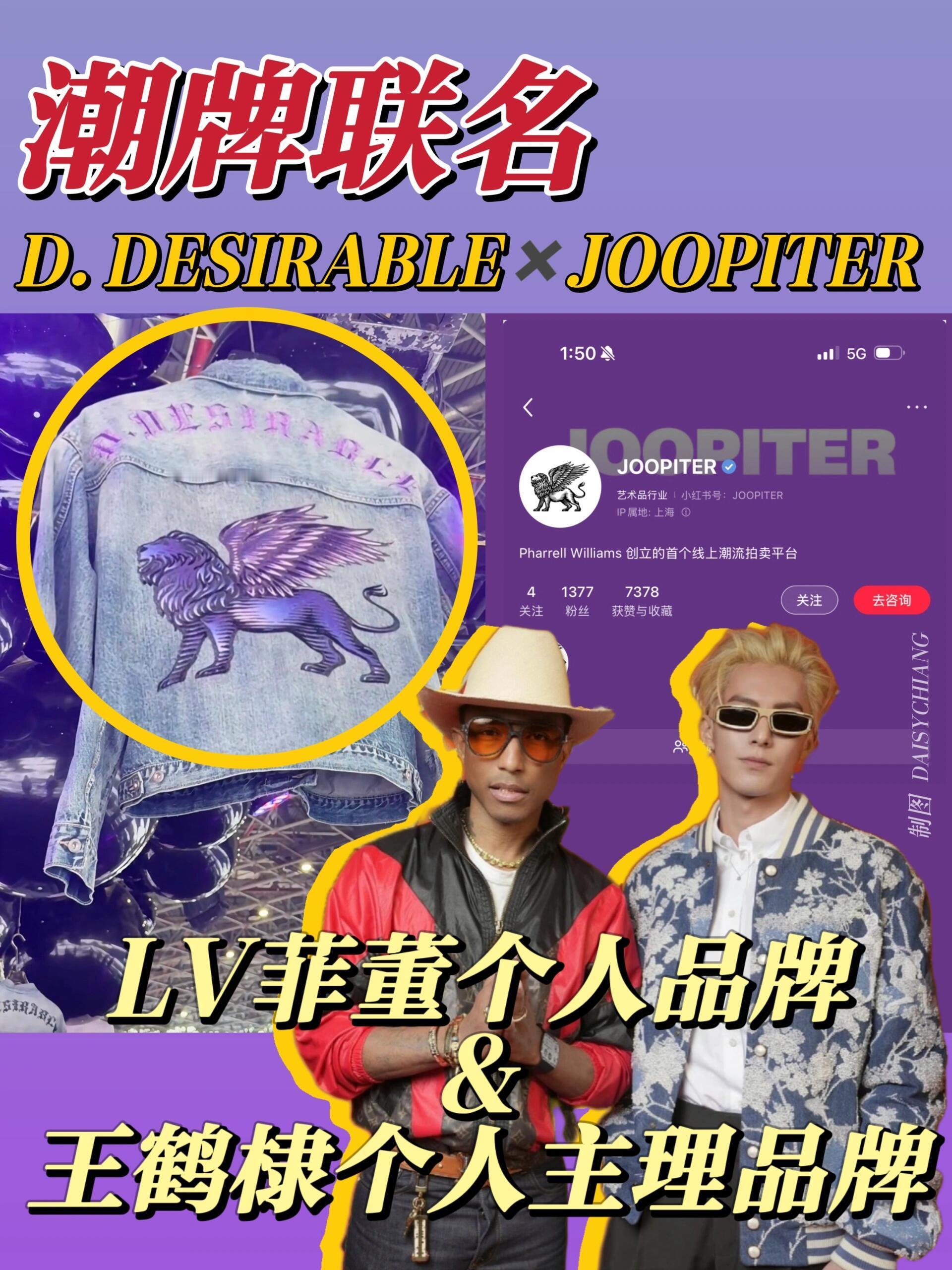 LV菲董JOOPITER✖️王鹤棣D.DESIRABLE潮牌联名[拳头][拳头]