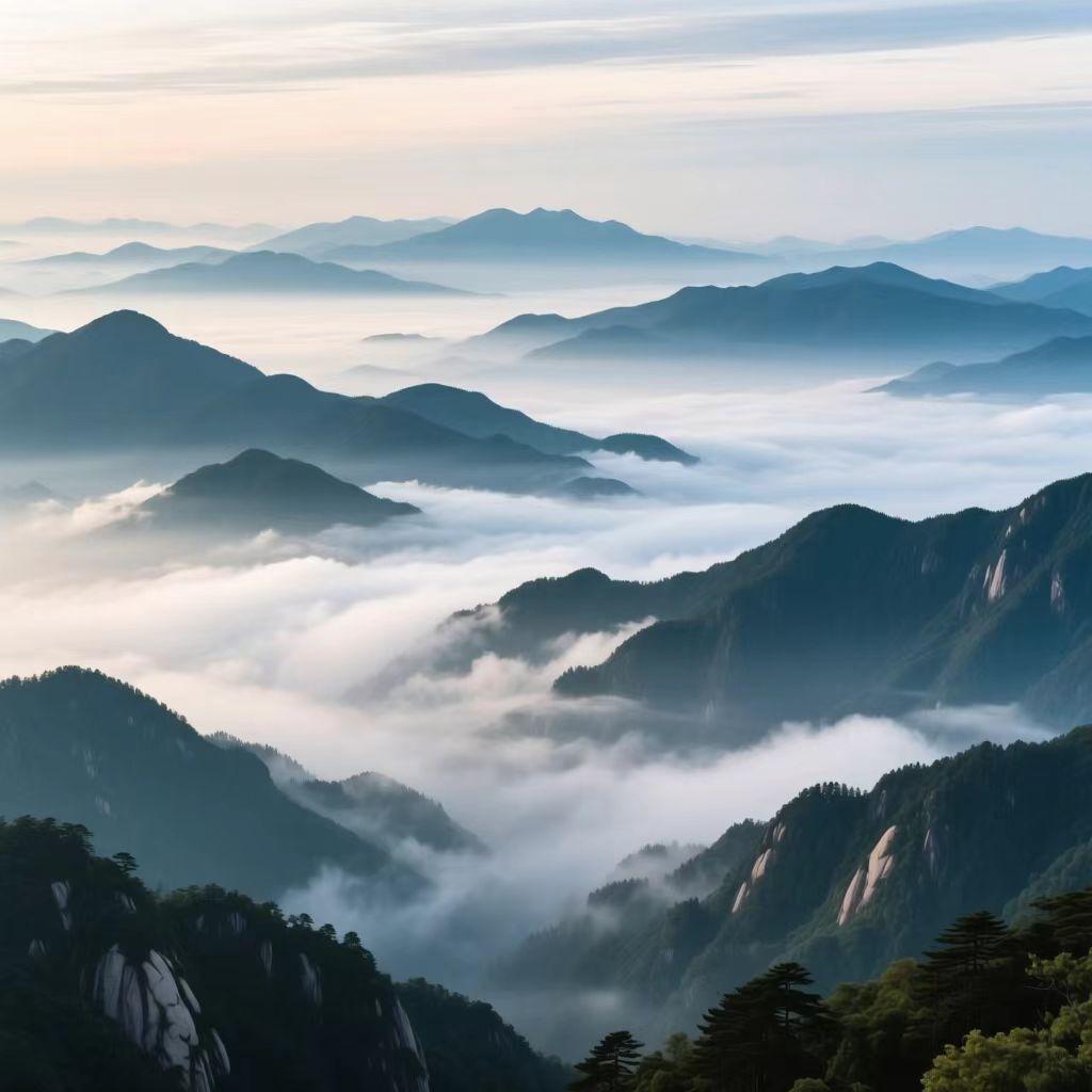 上联：千层高山千层雾，下联怎么对万里江山万里云