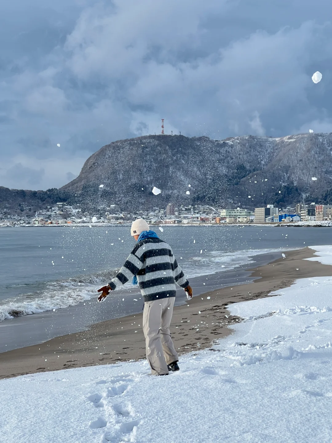 函馆冰河世纪｜12.15实拍函馆暴雪❄️太美了😭