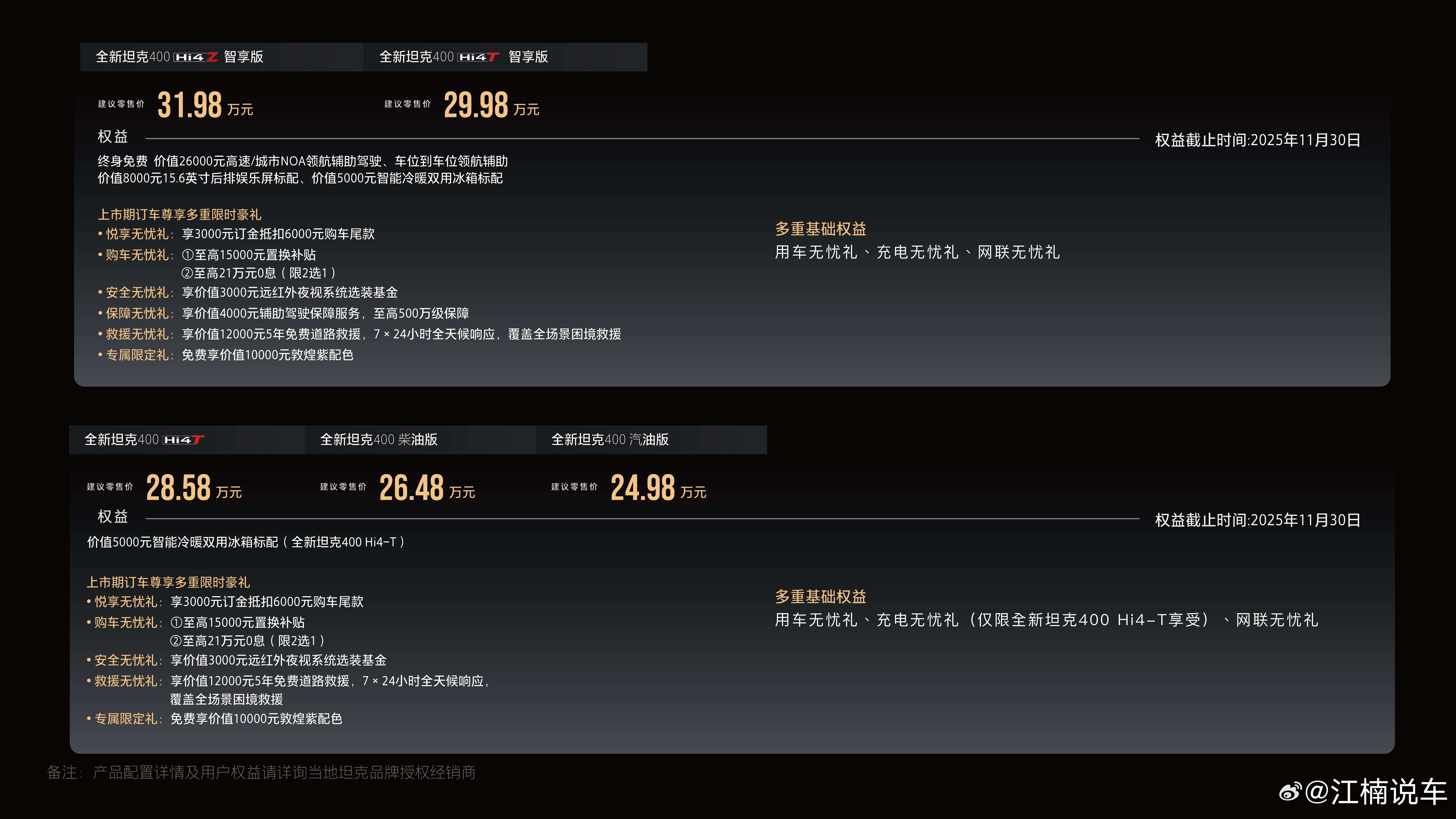 全新坦克400领衔开启潮酷越野新时代全新坦克400潮酷上市上市价格24.98万起