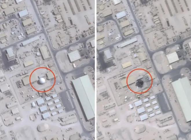 瞒不住了，美国军事基地1500万通讯雷达被伊朗炸毁，部署的“爱国者”防空导弹直接