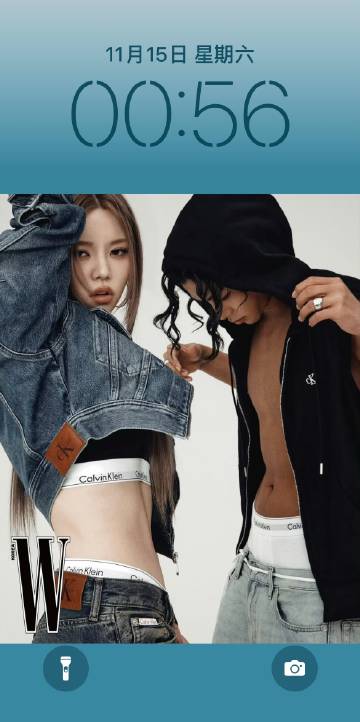 不敢用CK的图做壁纸怕同事看见以为我🌟压抑了