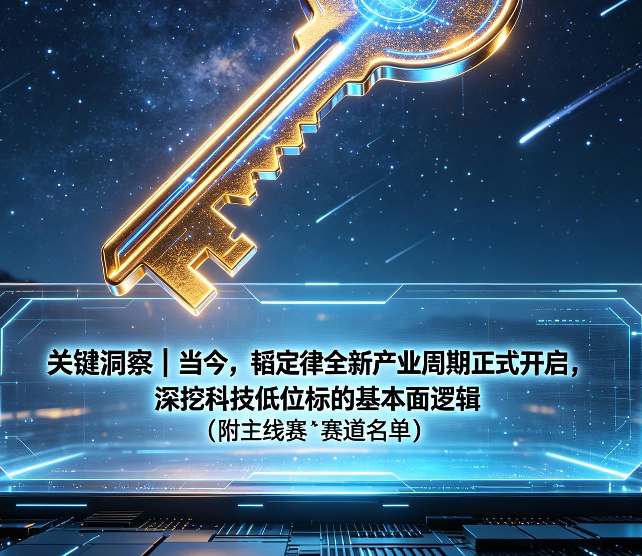 关键洞察｜当今，韬定律全新产业周期正式开启，深挖科技低位标的基本面逻辑（附主线赛