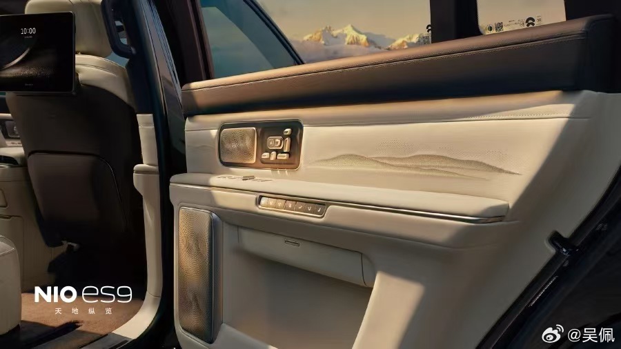 蔚来ES9的局部细节，花了很多心思蔚来蔚来ES9