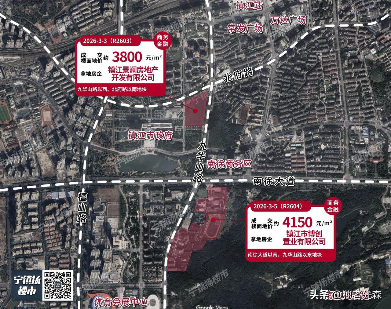 刚刚镇江市政府旁，卖出好地！

刚刚刷到宁镇扬楼市微信平台：

重磅消息，镇江市