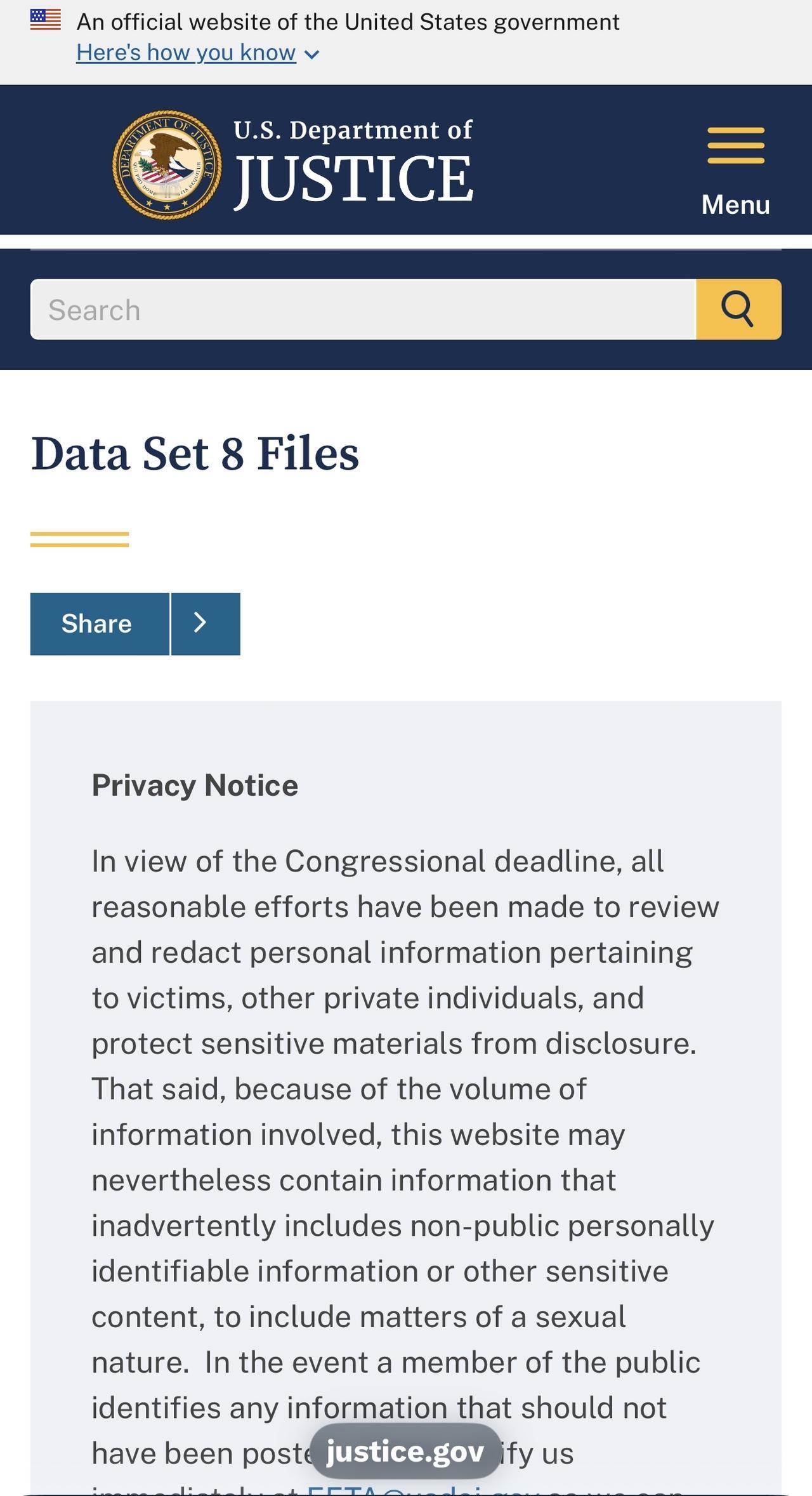 欲盖弥彰？

美国司法部公布数万份爱泼斯坦档案，但同时声明“其中一些文件包含针对