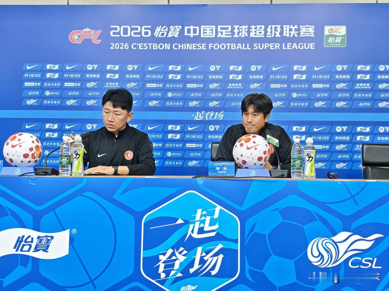 三镇2比2铁人赛后，铁人主帅徐正源：表扬球员，落后的时候积极挽回形势扳平了比分，