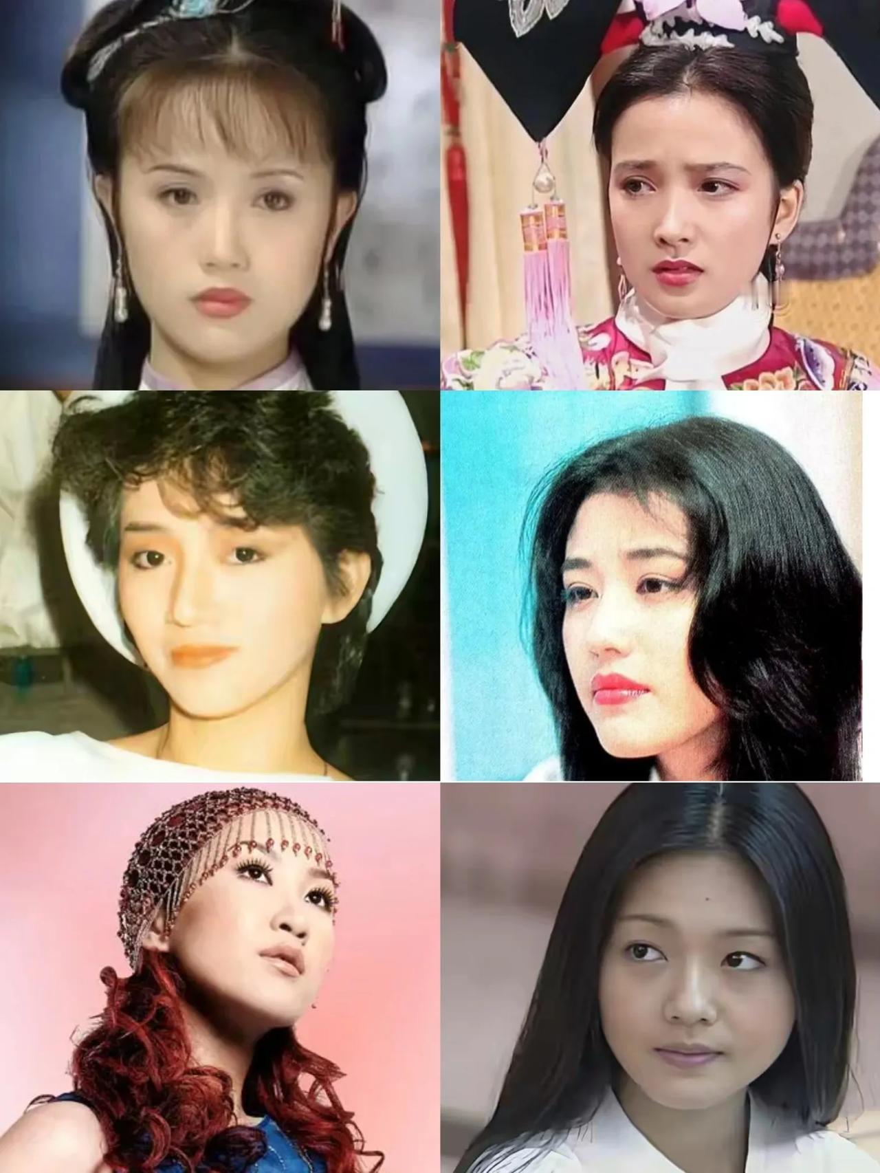 许晴，周海媚，朱媛媛等这六位明星看着心思单纯，不拘小节，人缘好，而且爱笑，温婉，